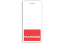 PARAMEDIC Vertical Red Badge Buddy - 25 - All Things Identification