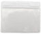 White Horizontal 3 3-4" x 3" Color Bar Vinyl Badge Holder - 100 Badge Holders 1820-1008 - All Things Identification