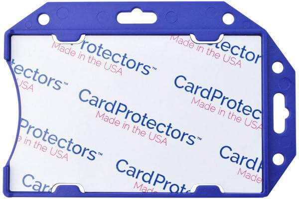Blue Rigid Shielded Security Badge Holder Brady Blue Rigid Shielded Security Badge Holder Brady