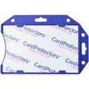 Blue CardProtectors™ Rigid Shielded 1-Card Holder 3.38 x 2.13" 1840-5092 - All Things Identification