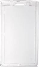 Clear Plastic Vertical Locking Card Holder 2.28" x 3.8" 1840-6630 - All Things Identification
