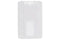 B-Holder Metallic White Rigid Hard Plastic Vertical Holder 2.13" x 3.38" 1840-6648 - All Things Identification