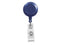 Blue Badge Reel with Clear Vinyl Strap | Spring Clip - 25 - All Things Identification