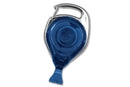 Translucent Blue Proreel (Carabiner Style) with Card Clip | Belt Clip - 25 - All Things Identification