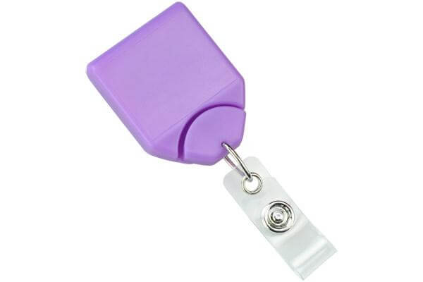 Purple B-REEL Badge Reel With Swivel Belt Clip - 25 – All Things  Identification