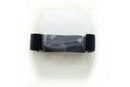 Clear Vinyl Vertical Arm Band Badge Holder with Blue Strap 2.75" x 3.8" 504-ARNB - All Things Identification