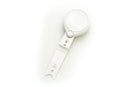 White Twist-Free Mini-Bak Reel, Slide Clip - 25 - All Things Identification