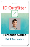 Employee ID Badge Template V-1