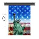 Motorized Photo Backdrop, Black Casing, 36" x 48" - DIGITAL PRINT - All Things Identification