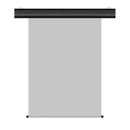 Motorized Photo Backdrop 36" x 48" - Grey with Black Casing - All Things Identification
