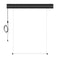 Motorized Photo Backdrop 36" x 48" - White with Black Casing - All Things Identification