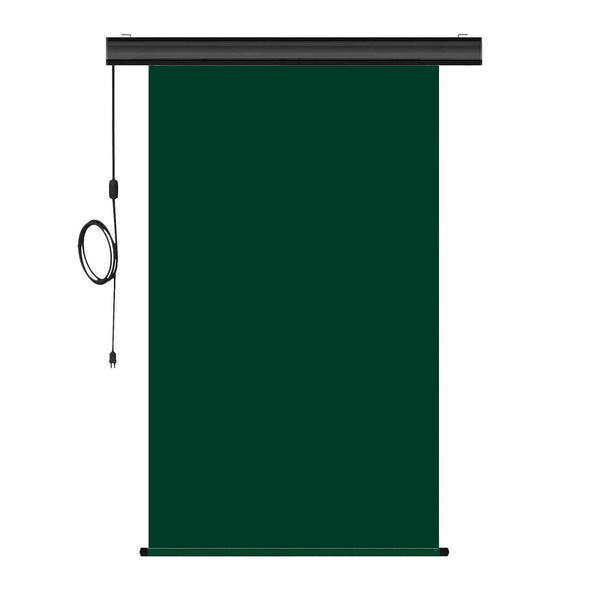 Motorized Photo Backdrop 48" x 84" - Green with Black Casing - All Things Identification