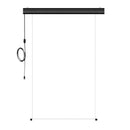 Motorized Photo Backdrop 48" x 84" - White with Black Casing - All Things Identification