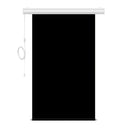 Motorized Photo Backdrop with IR Wireless Remote 48" x 84" - Black with White Casing - All Things Identification