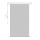 Motorized Photo Backdrop with IR Wireless Remote 48" x 84" - Grey with White Casing - All Things Identification