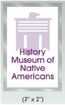 125 - 3 x 2 Custom Window Parking Decal - All Things Identification