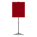 Portable Photo Backdrop Stand with Red Backdrop - All Things Identification