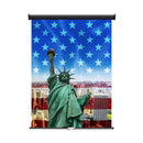 Retractable Photo Backdrop, Black Casing, 36" x 48" - DIGITAL PRINT - All Things Identification