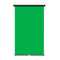 Retractable Photo Backdrop, Black Casing, 48" x 84" - GREEN SCREEN - All Things Identification