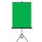 Standing Retractable Photo Backdrop  36" x 50" - GREEN SCREEN - All Things Identification