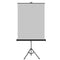 Standing Retractable Photo Backdrop 36" x 50" - GREY - All Things Identification