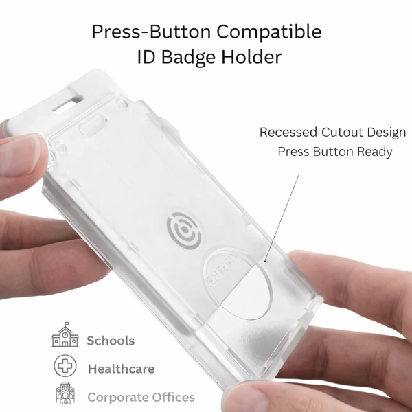 Centegix® CrisisAlert™ V2 Dual Badge Holder - 100 Pack – All