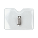 Brady 1809-1000 Clothing-Friendly Horizontal Badge Holder - 100 Pack