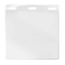 Brady 1840-1611 Horizontal Three-Slot Event Badge Holder, 3.00" x 3.00" - 100 Pack