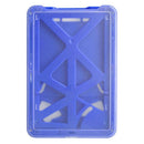 Brady 1840-6662 B-Holder 3-Card Vertical Badge Holder, Metallic Blue - 50 Pack