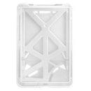 Brady 1840-6668 B-Holder 3-Card Vertical Badge Holder, White - 50 Pack