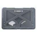 Brady 1840-6677 B-Holder 3-Card Horizontal Badge Holder, Metallic Gray - 50 Pack