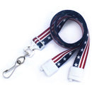 Brady 5/8-inch Stars and Stripes Breakaway Lanyard
