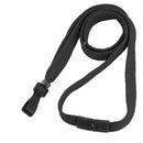 Brady 3/8-inch Matching Color Breakaway Lanyard - Black / Plastic Hook