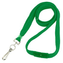 Brady 3/8-inch Matching Color Breakaway Lanyard - Green / Swivel Hook
