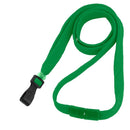 Brady 3/8-inch Matching Color Breakaway Lanyard - Green / Plastic Hook