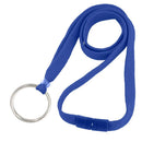 Brady 3/8-inch Matching Color Breakaway Lanyard - Royal Blue / Split Ring
