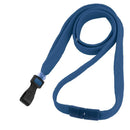 Brady 3/8-inch Matching Color Breakaway Lanyard - Navy Blue / Plastic Hook