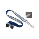 Brady 5/8-inch Reflective SAFETY FIRST Breakaway Lanyard - Royal Blue
