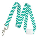 Brady 5/8-inch ZigZag Breakaway Lanyard - Emerald