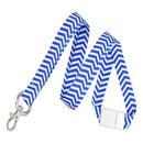 Brady 5/8-inch ZigZag Breakaway Lanyard - Blue