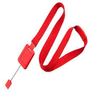 Brady 5/8-inch SlimReel Lanyard and Badge Reel System - Red