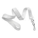 Brady 5/8-inch Flat Breakaway Lanyard - White / Swivel Hook