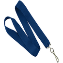 Brady 3/4-inch Flat Lanyard with Swivel Hook - Navy Blue