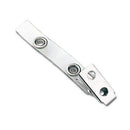 Brady 2-Hole Nickel-Plated Steel Strap Clip