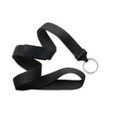 Brady 5/8-inch Flat Breakaway Lanyard - Black / Split Ring