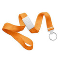 Brady 5/8-inch Flat Breakaway Lanyard - Orange / Split Ring