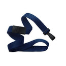 Brady 5/8-inch Flat Breakaway Lanyard - Navy Blue / Plastic Hook