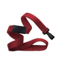 Brady 5/8-inch Flat Breakaway Lanyard - Red / Plastic Hook