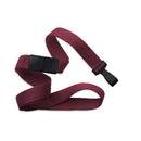 Brady 5/8-inch Flat Breakaway Lanyard - Maroon / Plastic Hook
