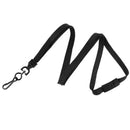 Brady 3/8-inch Breakaway Lanyard with Black Oxide Swivel Hook - Black